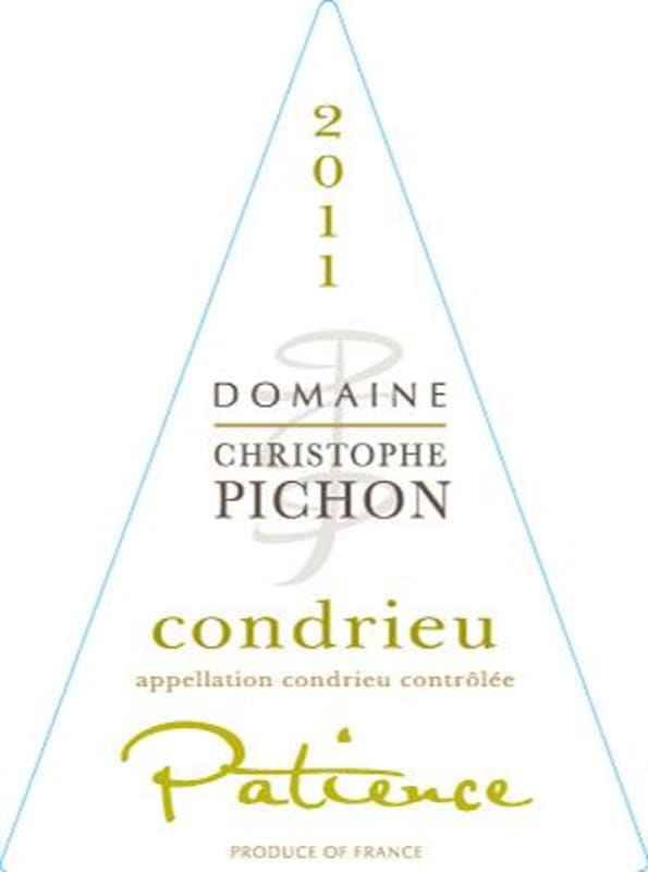 Christophe Pichon Condrieu Cuvee Patience 2011 Front Label