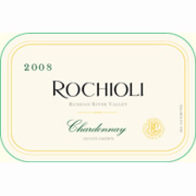 Rochioli Estate Chardonnay 2008 Front Label