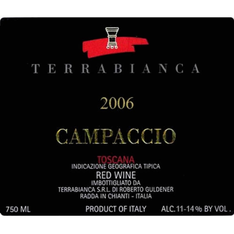 Terrabianca Campaccio 2006 Front Label