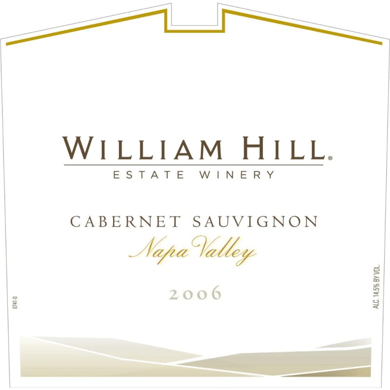 William Hill Napa Valley Cabernet Sauvignon 2006 Front Label