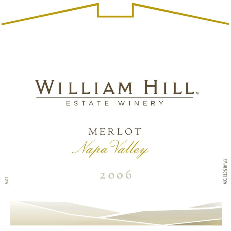 William Hill Napa Valley Merlot 2006 Front Label