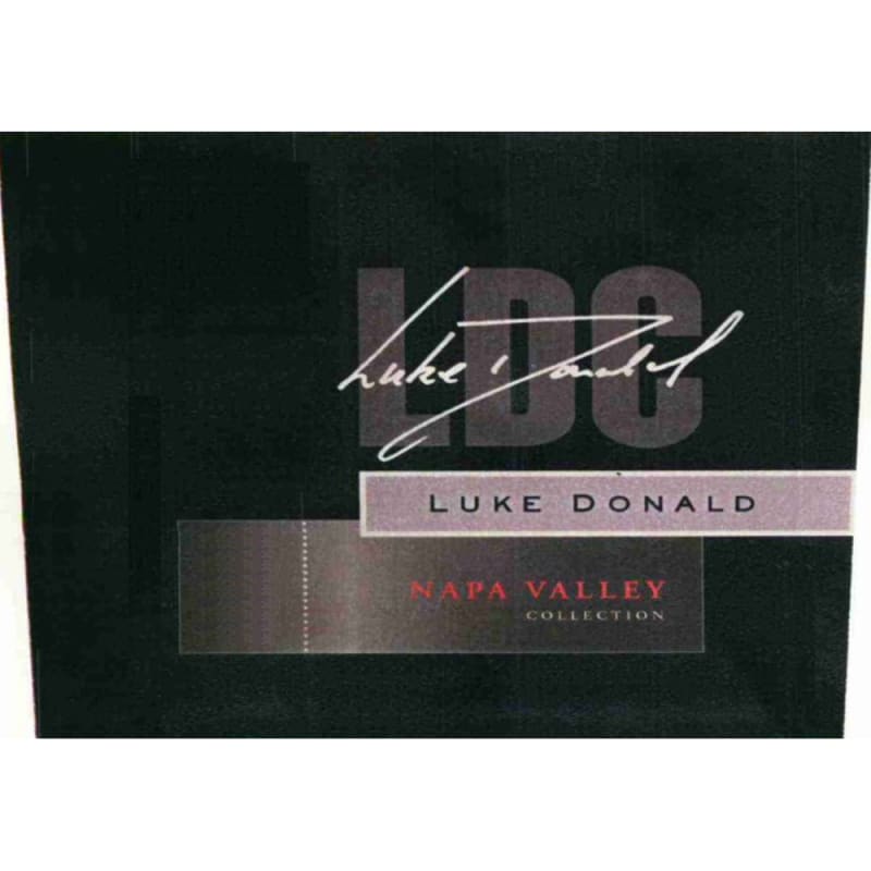 Luke Donald Collection Claret 2006 Front Label