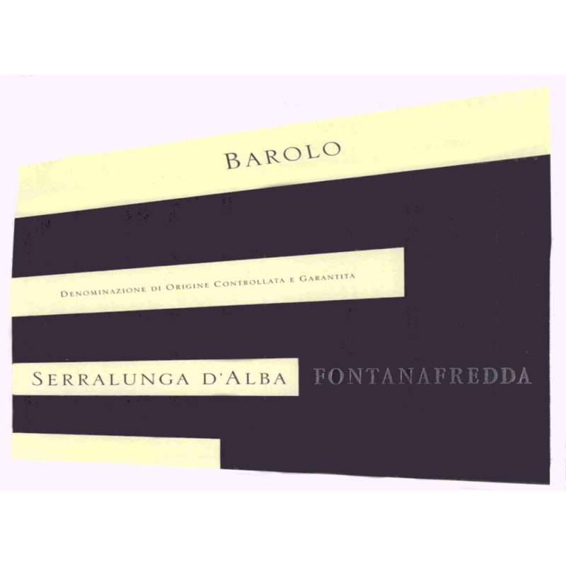 Fontanafredda Serralunga d'Alba Barolo 2005 Front Label