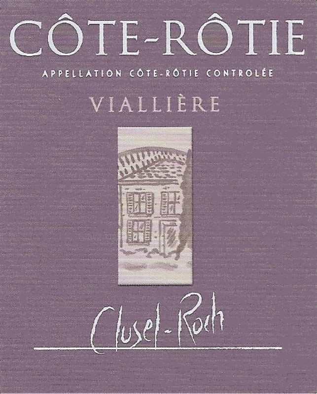 Domaine Clusel-Roch Cote Rotie Cuvee Vialliere 2010 Front Label