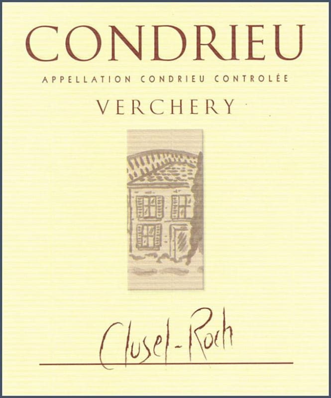 Domaine Clusel-Roch Condrieu Verchery 2013 Front Label