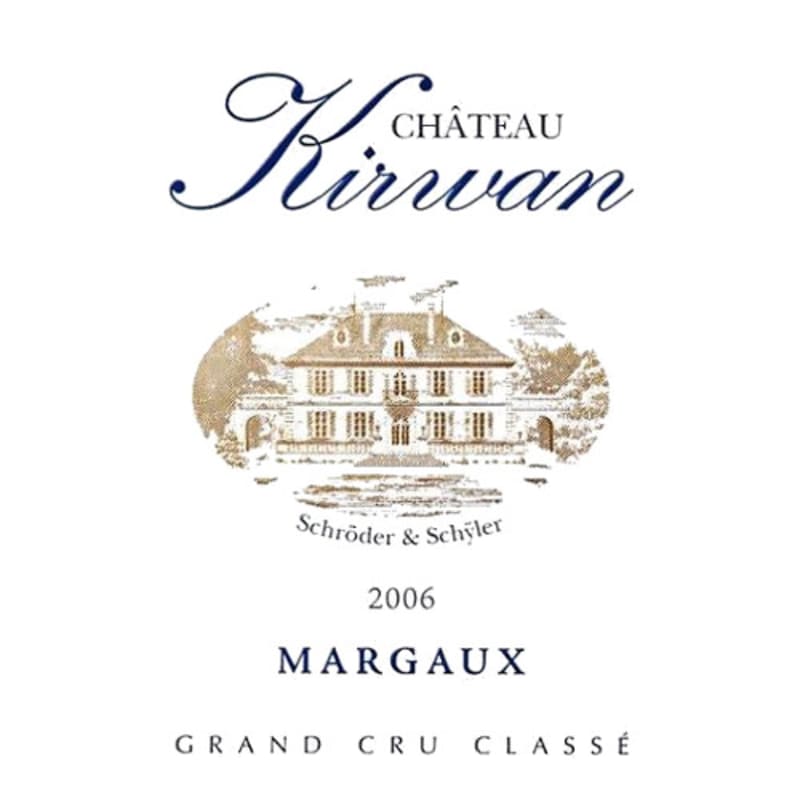 Chateau Kirwan 2006 Front Label