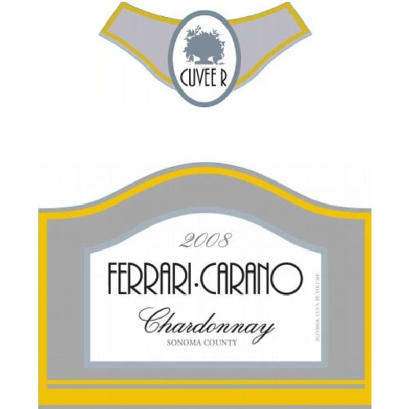 Ferrari-Carano Chardonnay 2008 Front Label