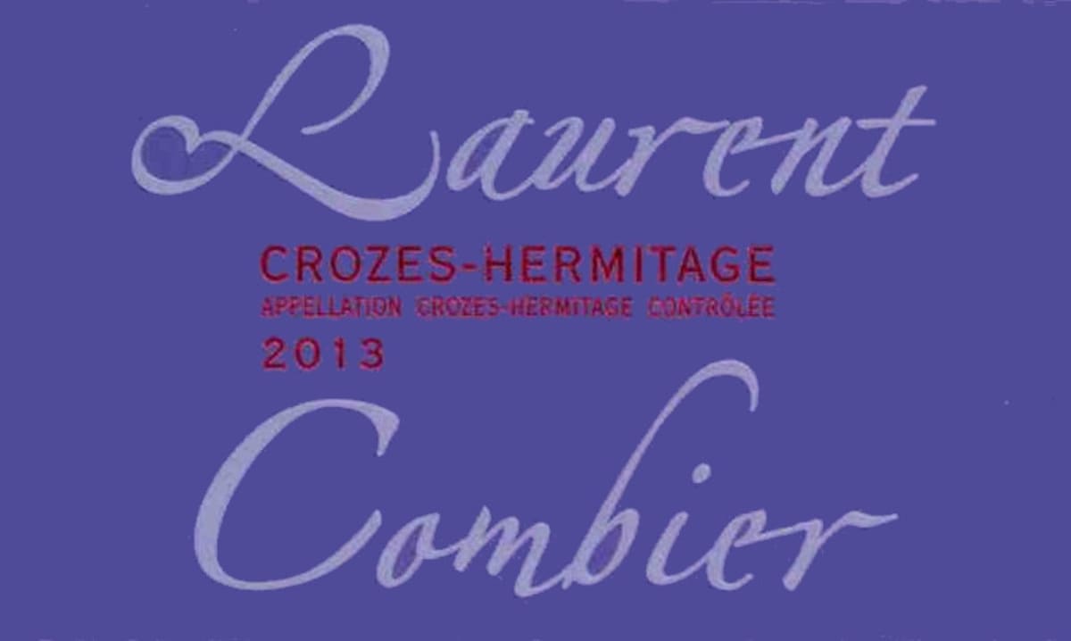 Domaine Combier Crozes Hermitage Cuvee L 2013 Front Label
