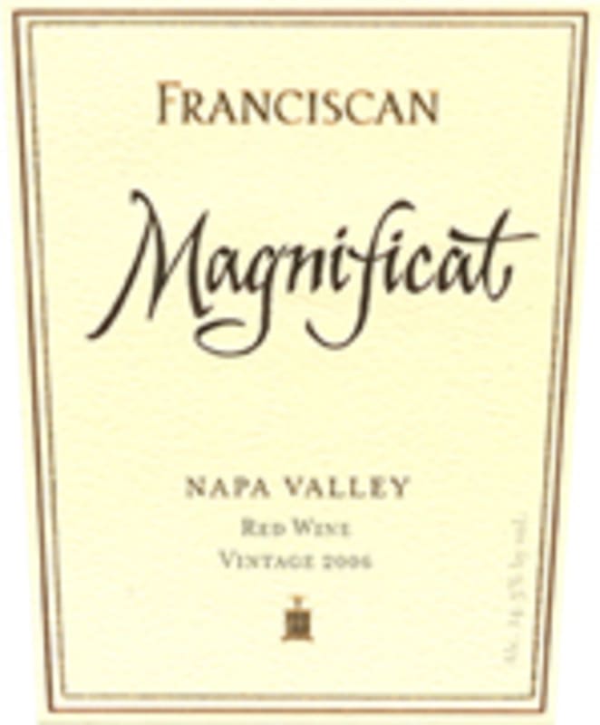 Franciscan Estate Magnificat 2006 Front Label