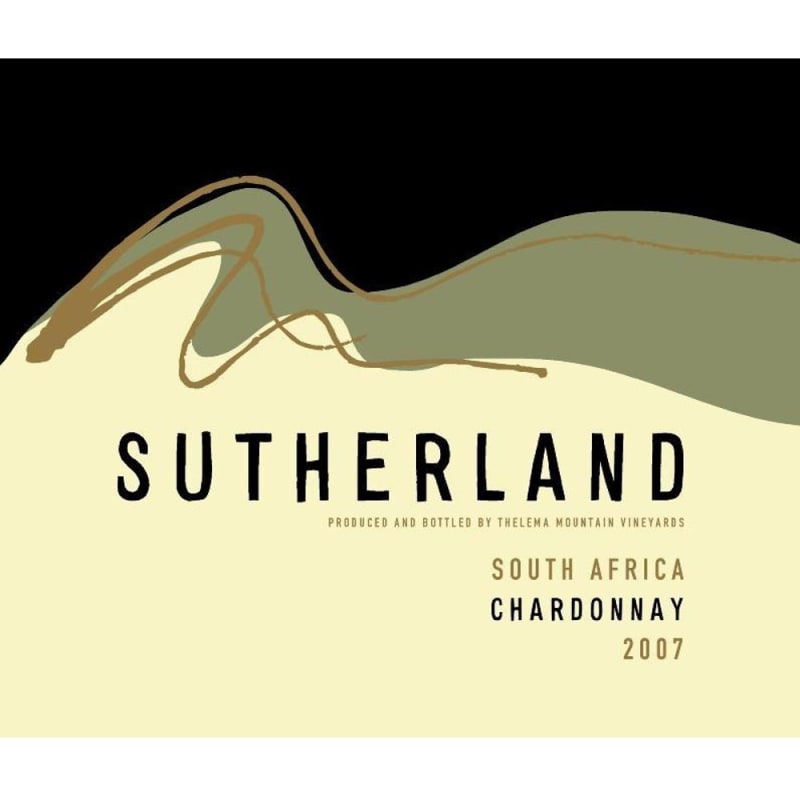Thelema Sutherland Chardonnay 2007 Front Label