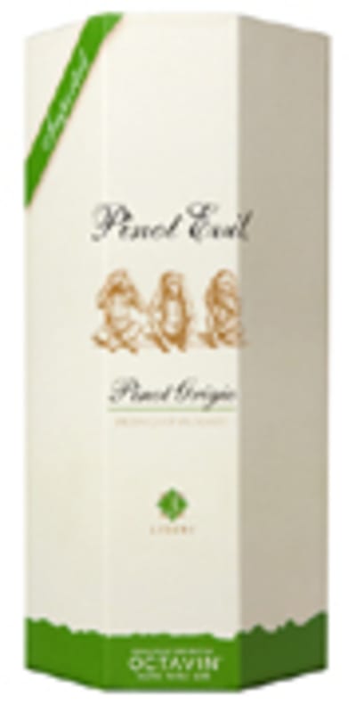 Pinot Evil Pinot Grigio (3 Liter Octavin Home Wine Bar) Front Label