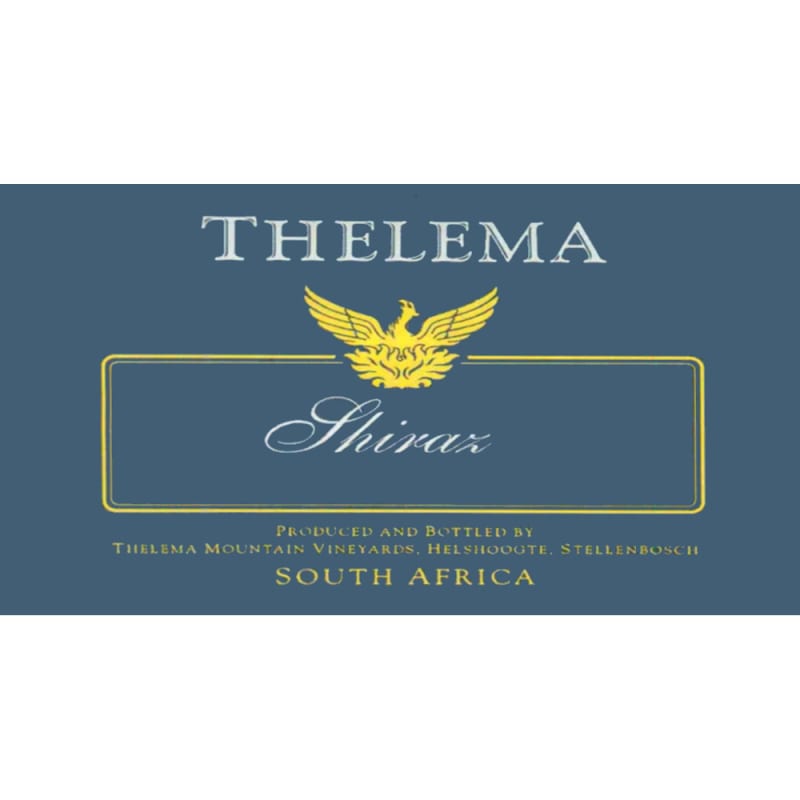 Thelema Shiraz 2006 Front Label