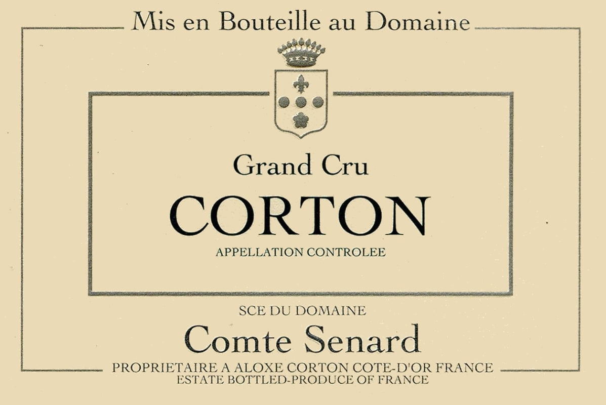 Dom. Comte Senard Corton Grand Cru Blanc 2011 Front Label