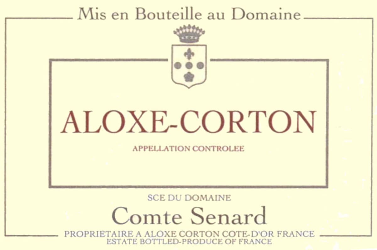 Dom. Comte Senard Aloxe-Corton 2008 Front Label