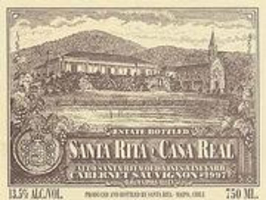 Santa Rita Casa Real Cabernet Sauvignon 1997 Front Label