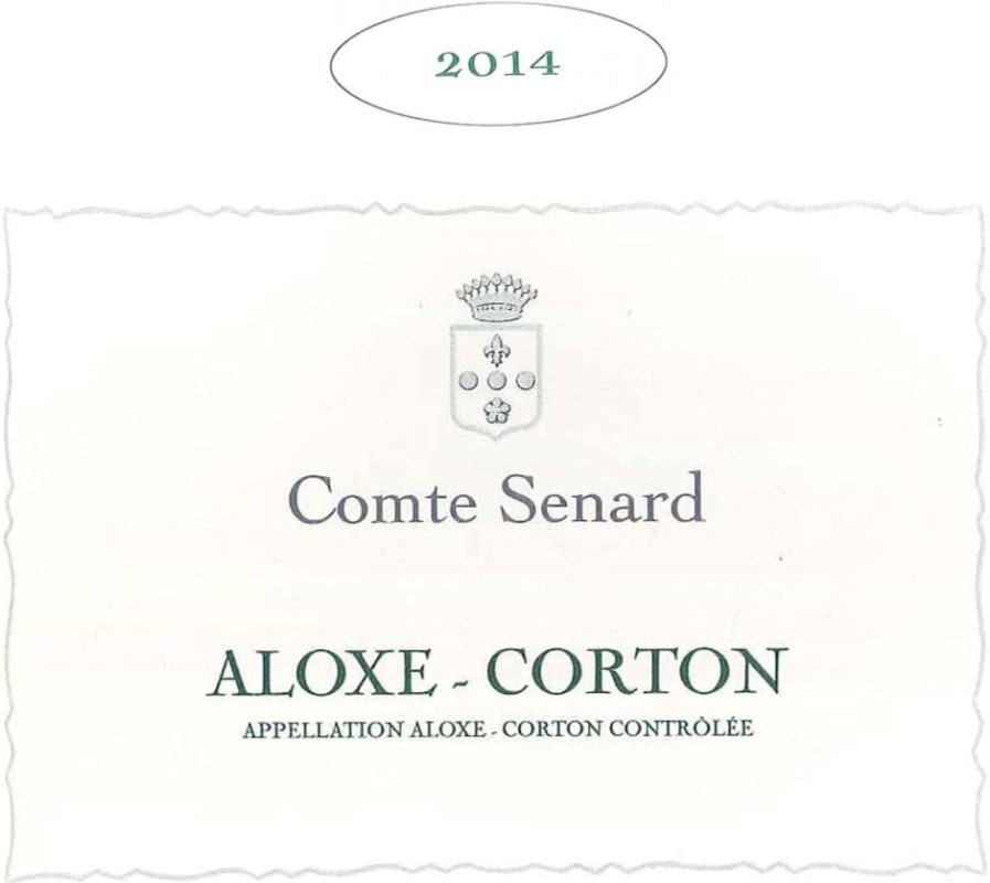 Dom. Comte Senard Aloxe-Corton Blanc 2014 Front Label
