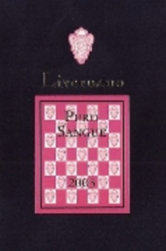 Livernano Purosangue 2003 Front Label