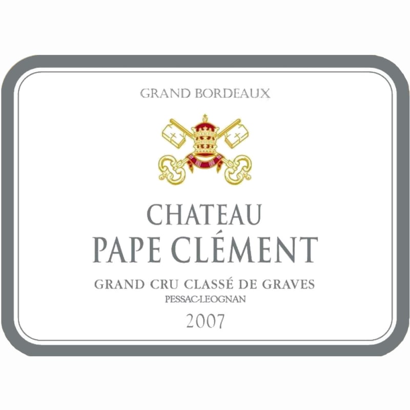 Chateau Pape Clement 2007 Front Label