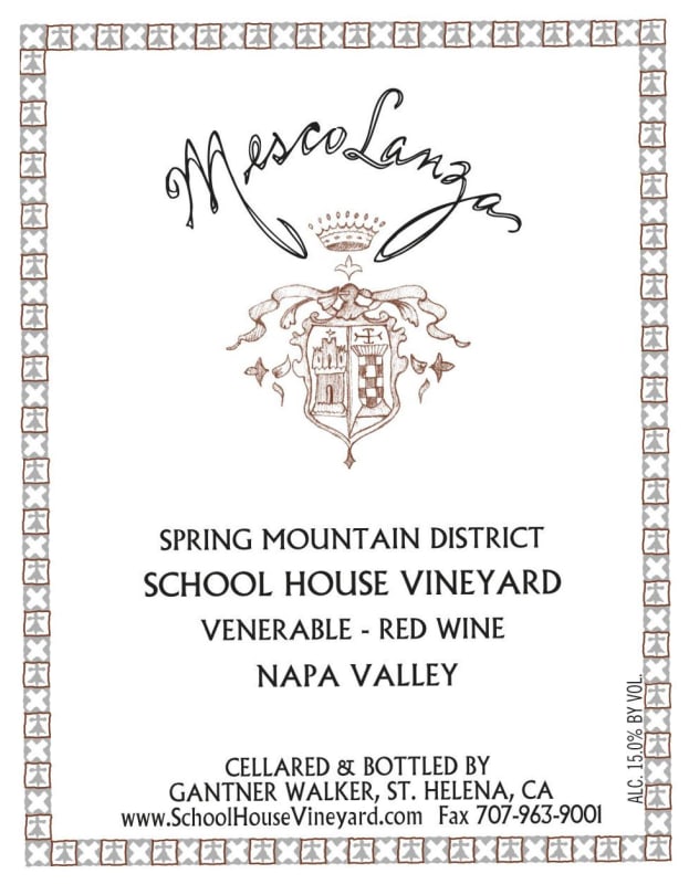 School House Mescolanza 2011 Front Label