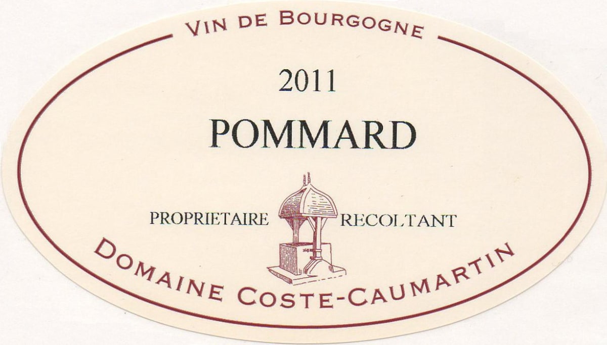 Dom. Coste-Caumartin Pommard Les Vignots 2011 Front Label