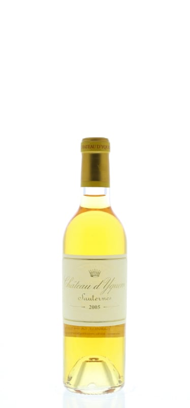Chateau d'Yquem Sauternes (375ML half-bottle) 2005 Front Bottle Shot