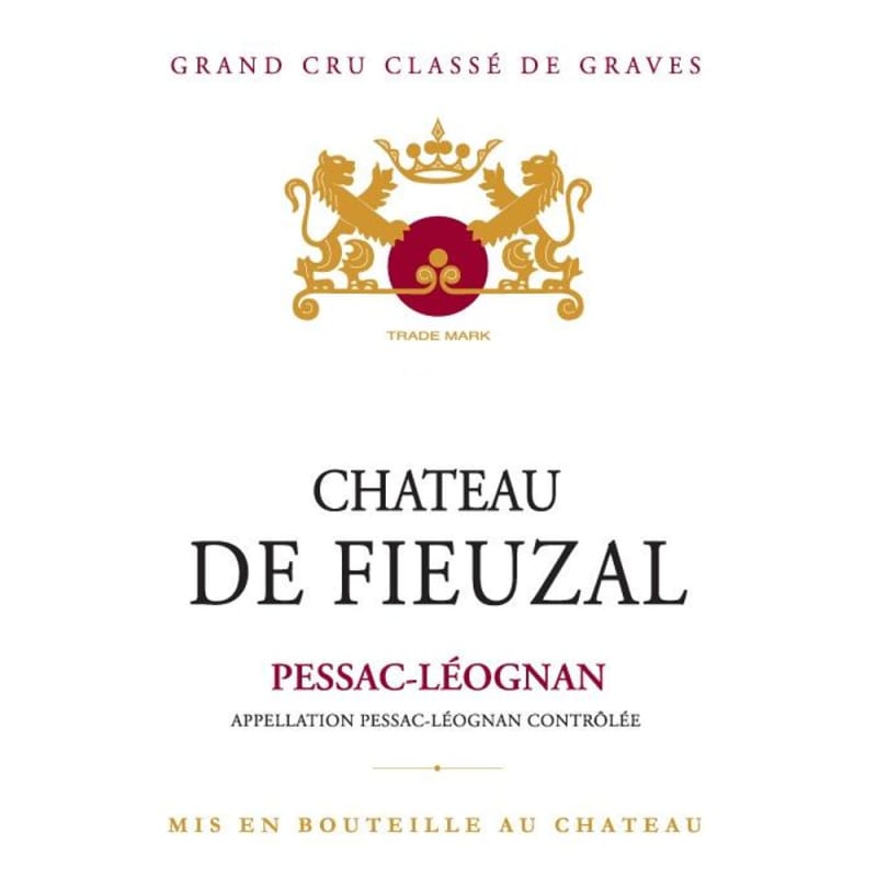 Chateau de Fieuzal 2007 Front Label