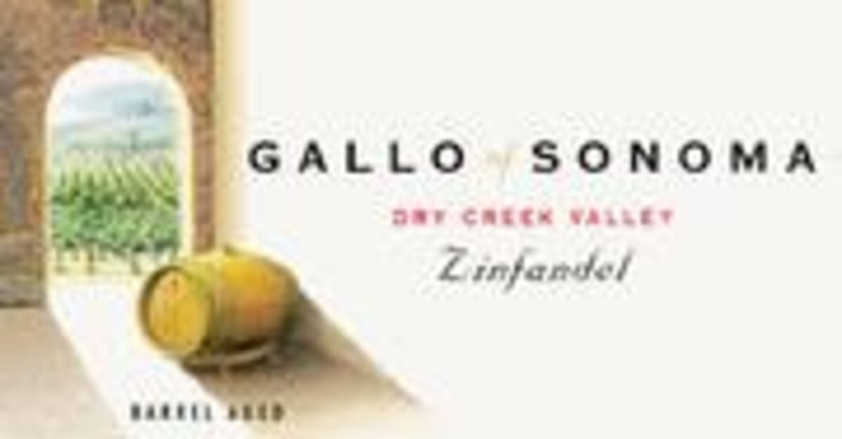 Gallo of Sonoma Zinfandel 1997 Front Label