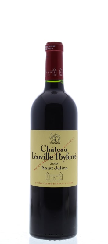 Chateau Leoville Poyferre 2008 Front Bottle Shot