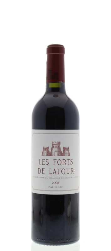 Chateau Latour Les Forts de Latour 2008 Front Bottle Shot