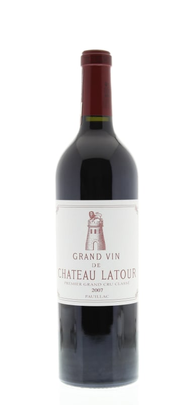 Chateau Latour 2007 Front Bottle Shot