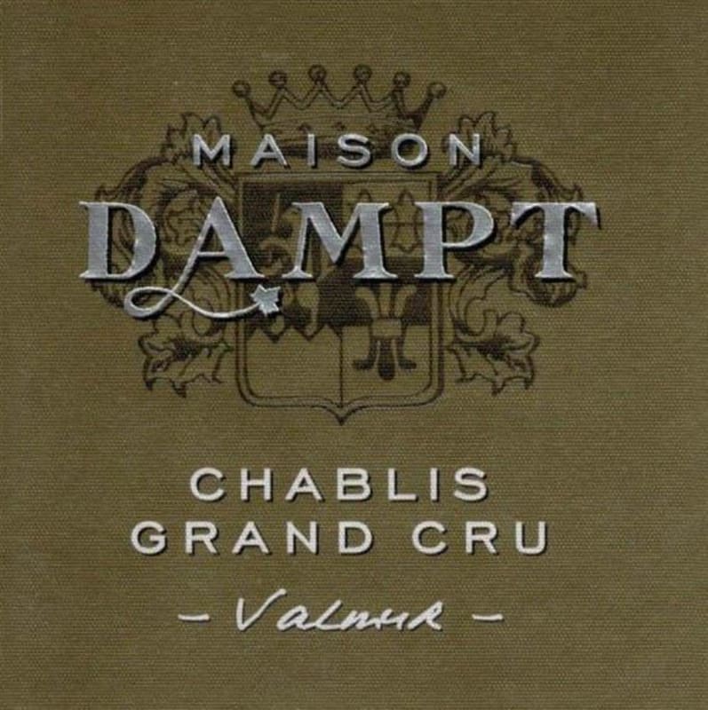 Daniel Dampt Chablis Grand Cru Valmur 2014 Front Label