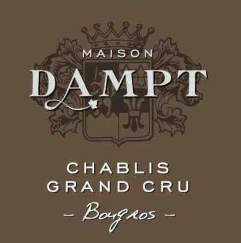 Daniel Dampt Chablis Grand Cru Bougros 2012 Front Label