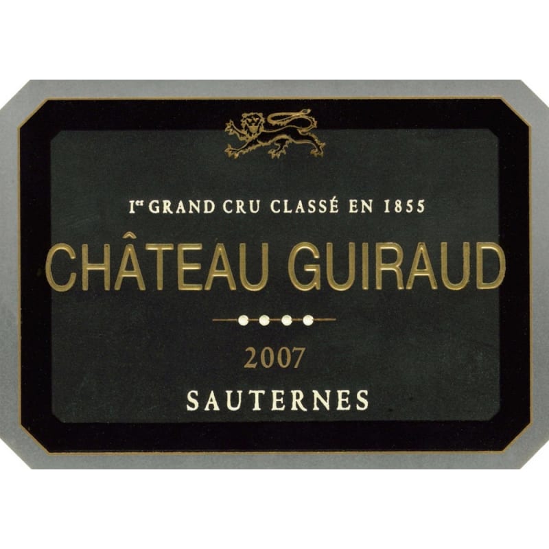 Chateau Guiraud Sauternes (375ML half-bottle) 2007 Front Label