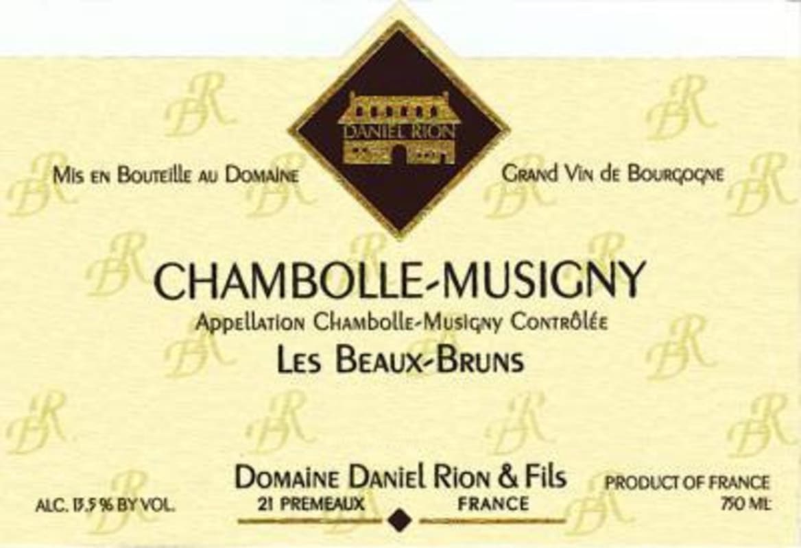 Domaine Daniel Rion & Fils Chambolle-Musigny Les Beaux-Bruns 2006 Front Label