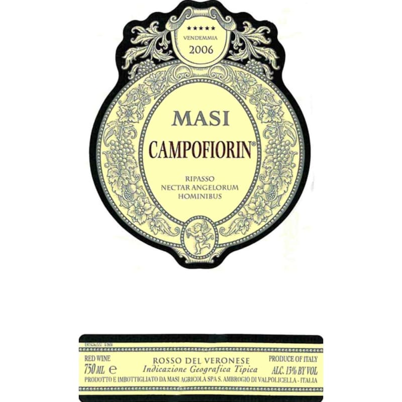 Masi Campofiorin Rosso del Veronese 2006 Front Label