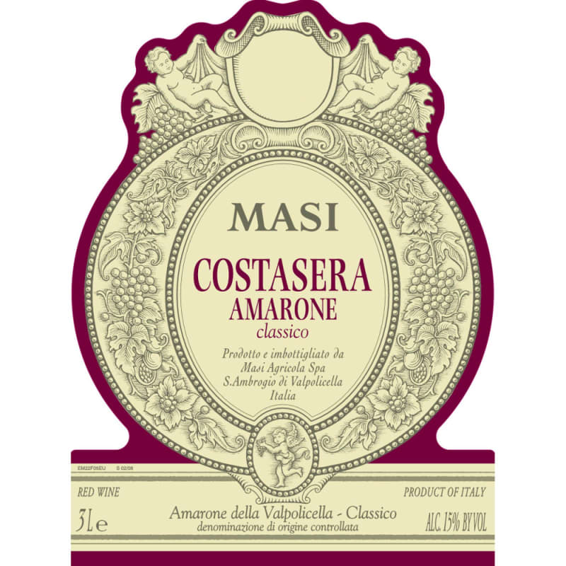 Masi Costasera Amarone Classico 2006 Front Label