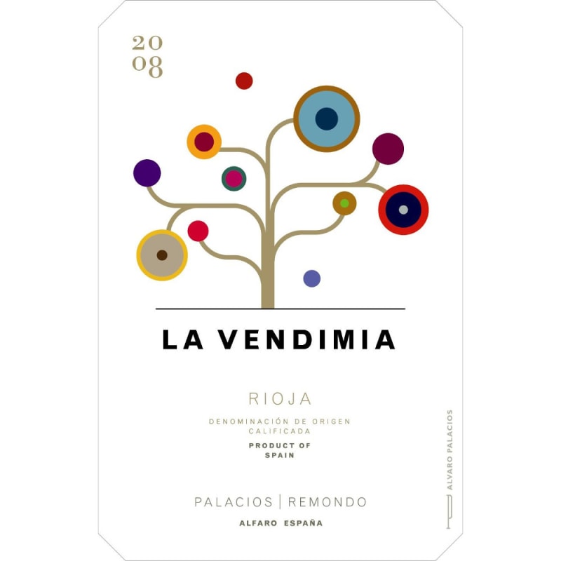 Palacios Remondo La Vendimia 2008 Front Label