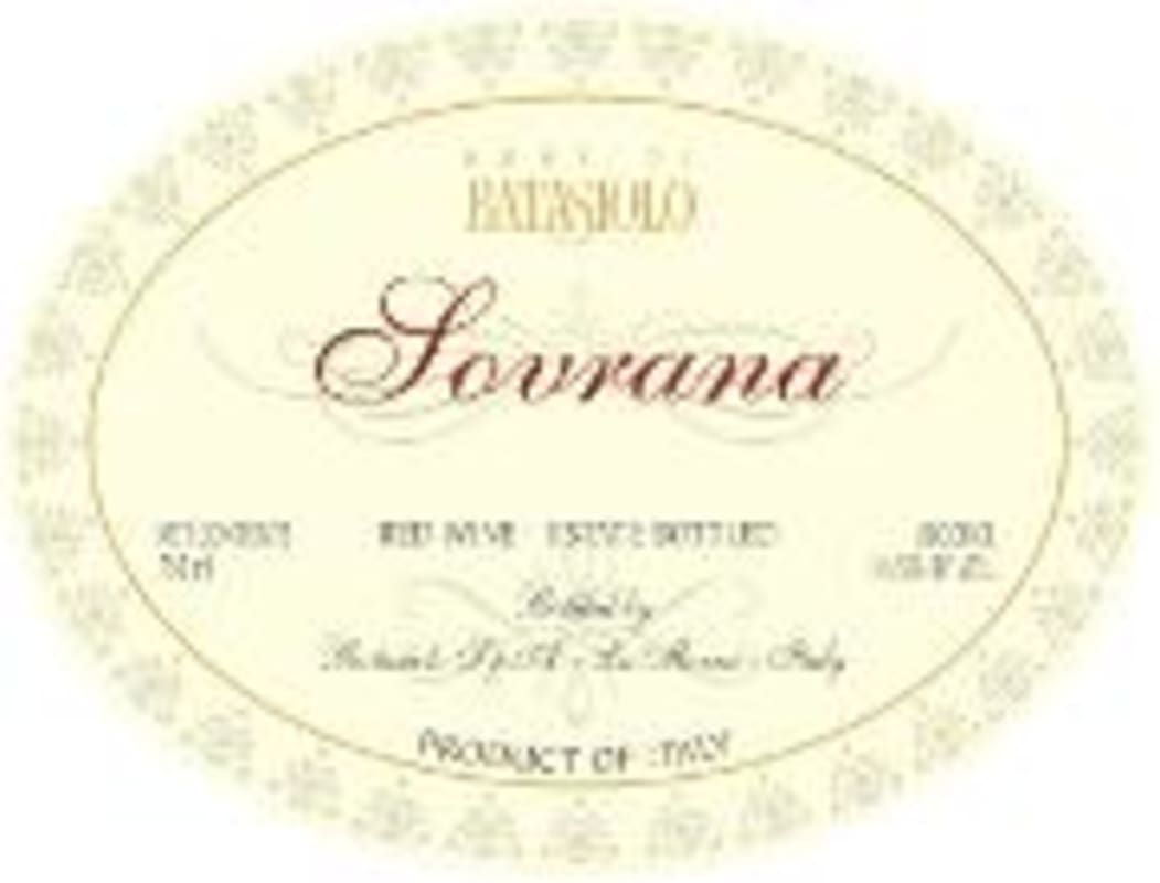 Beni di Batasiolo Barbera d'Alba Sovrana 2008 Front Label