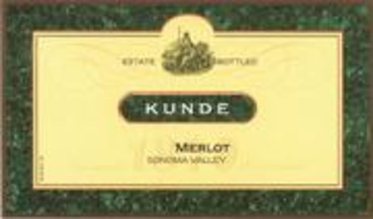Kunde Merlot 1997 Front Label