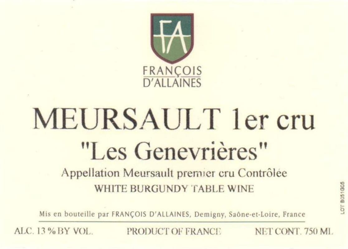 Darviot-Perrin Domaine Darviot-Perrin Les 2006 Front Label