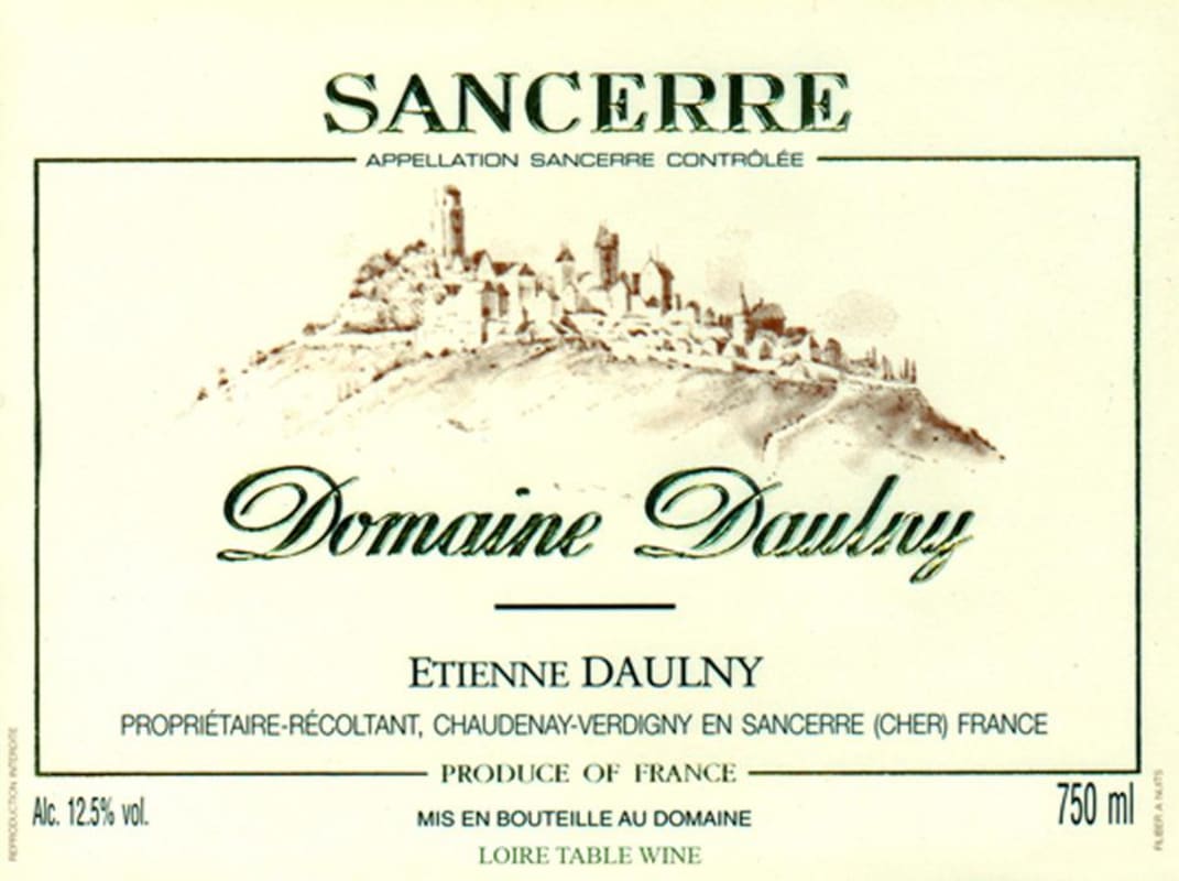Domaine Daulny Sancerre 2013 Front Label