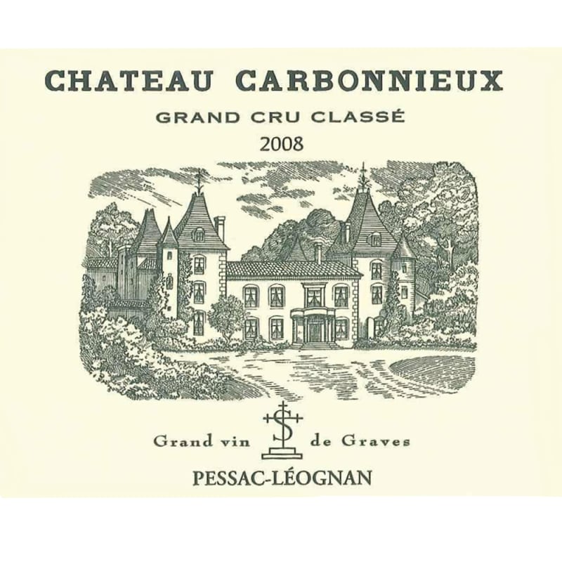 Chateau Carbonnieux 2008 Front Label