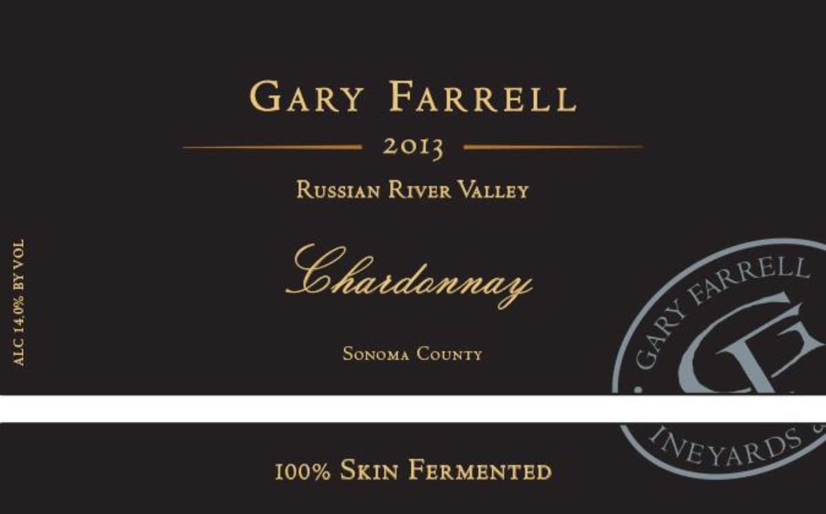 Gary Farrell Skin Fermented Chardonnay 2013 Front Label