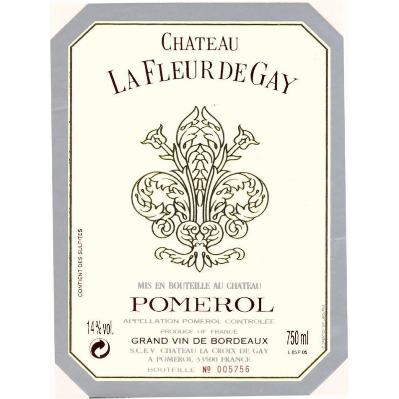 Chateau La Fleur de Gay 2007 Front Label