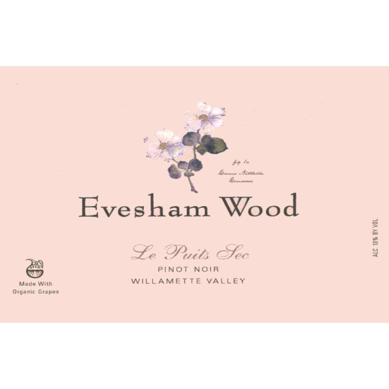 Evesham Wood Le Puits Sec Pinot Noir 2007 Front Label