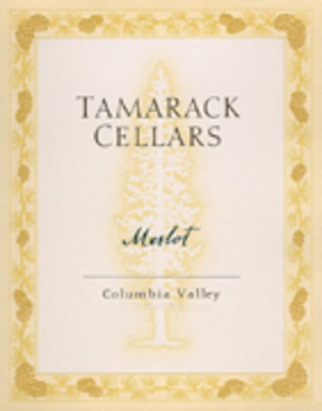 Tamarack Cellars Merlot 2007 Front Label