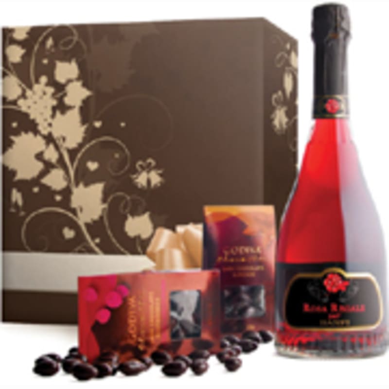 Rosa Regale Sparkler & Godiva with Wedding Gift Wrap Gift Product Image