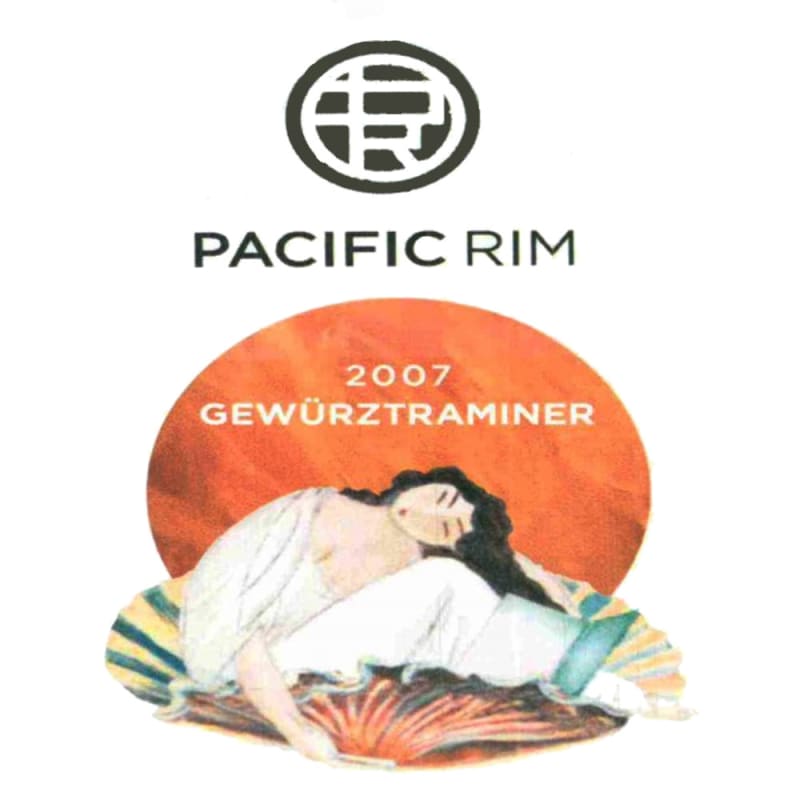 Pacific Rim Gewurztraminer 2007 Front Label
