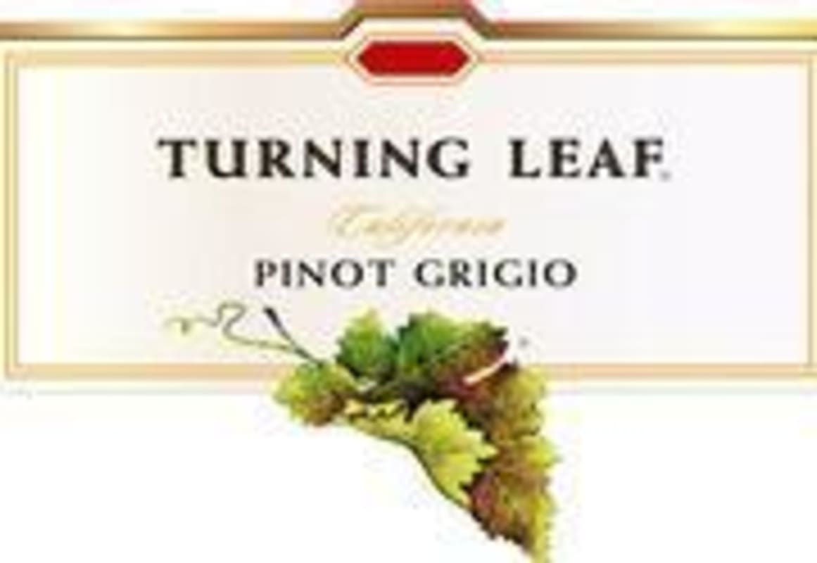 Turning Leaf Pinot Grigio 1998 Front Label