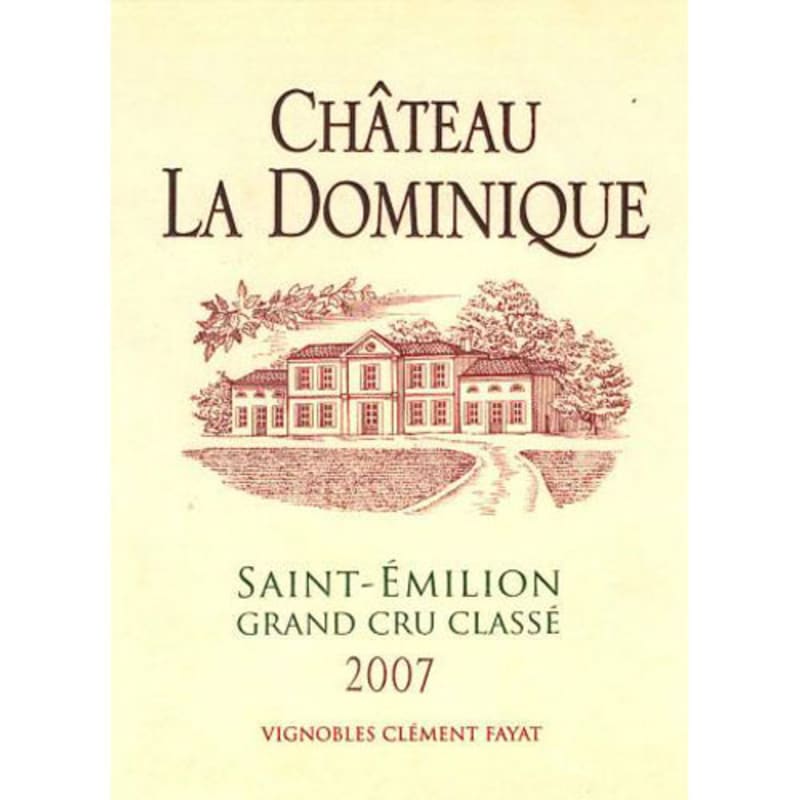 Chateau La Dominique 2007 Front Label